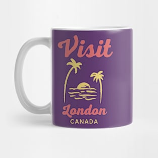 London Canada - Funny Canadian Beach Art Mug